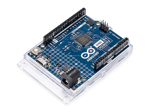 Arduino UNO R4 Minima – vue du PCB et composants